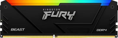 Kingston 16GB DDR4 2666MHz Fury Beast RGB Black