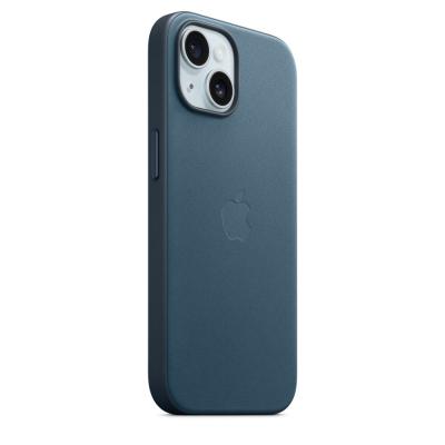 Apple iPhone 15 FineWoven Case with MagSafe Pacific Blue