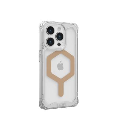 UAG Plyo case for MagSafe iPhone 15 Pro Ice/Gold
