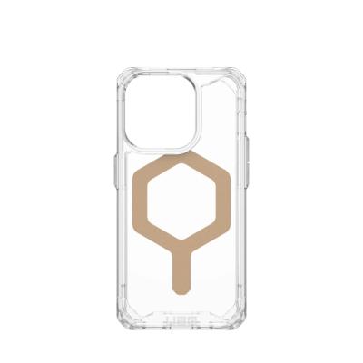 UAG Plyo case for MagSafe iPhone 15 Pro Ice/Gold