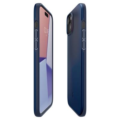 Spigen iPhone 15 Plus Case Thin Fit Navy Blue