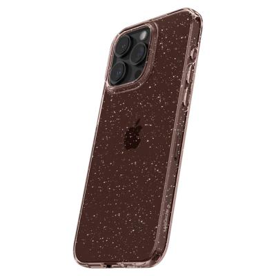 Spigen iPhone 15 Pro Case Liquid Crystal Glitter Rose Quartz