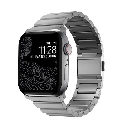 Nomad Titanium Band, silver - Apple Watch Ultra (49mm) 8/7 (45mm)/6/SE/5/4 (44mm)/3/2/1 (42mm)