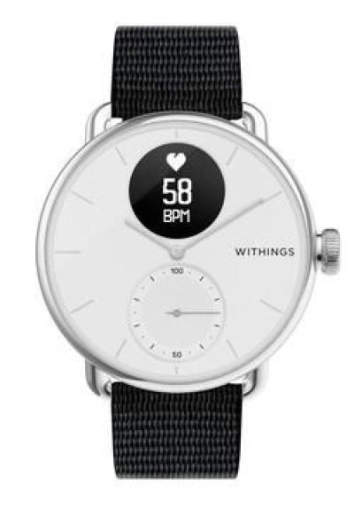 Withings Recycled Woven PET Wristband 18mm Slate Grey & Silver