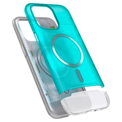Spigen iPhone 15 Pro Max Case Classic C1 MagSafe Bondi Blue
