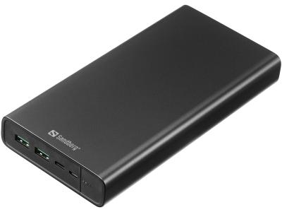 Sandberg USB-C PD 100W 38400mAh Powerbank Black