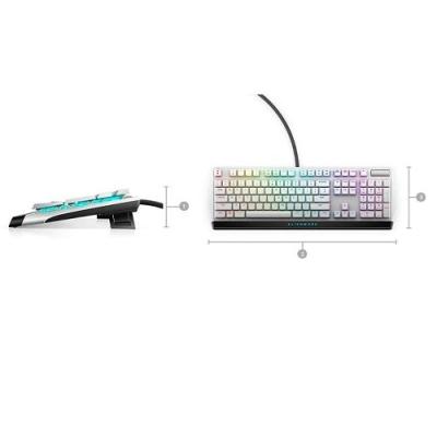 Dell Alienware AW510K Low Profile RGB Mechanical Gaming Keyboard Lunar Light US