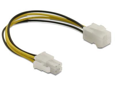 DeLock Extension cable P4 4 pin male > P4 4 pin female 15cm