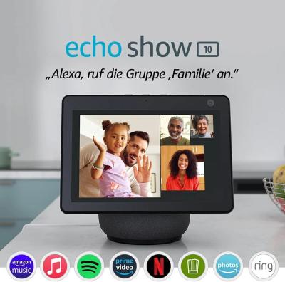 Amazon Echo Show 10 (3rd Generation, 2021) Charcoal