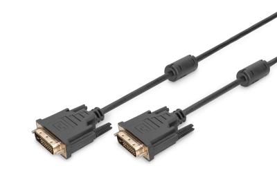 Digitus DVI connection cable 3m Black