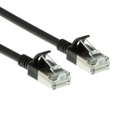 ACT CAT6A U-FTP Patch Cable 0,5m Black