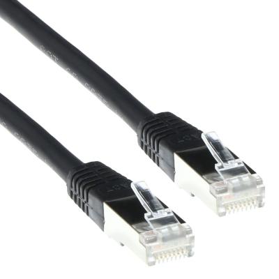ACT CAT6A S-FTP Patch Cable 0,5m Black
