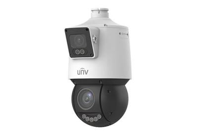 Uniview Prime 2x4MP Dual lencsés Lighthunter 4mm fix és 4,8-120mm motoros objektívvel ellátott PTZ kamera W