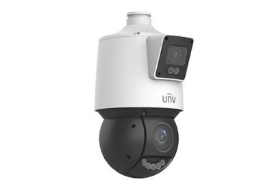 Uniview Prime 2x4MP Dual lencsés Lighthunter 4mm fix és 4,8-120mm motoros objektívvel ellátott PTZ kamera W