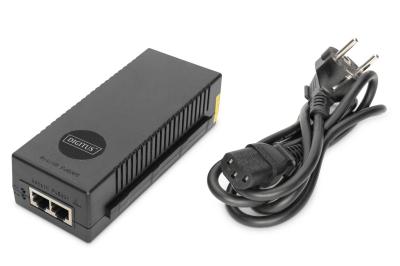 Digitus 10 Gigabit Ethernet PoE+ Injector Black