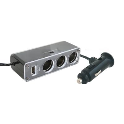 SAL SA 023 Autós feszültség elosztó 3-as + USB