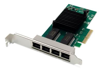 Digitus 4 port Gigabit Ethernet network card RJ45 PCI Express Intel I350