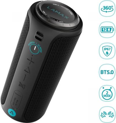 Lamax Sounder2 Max Bluetooth Speaker Black