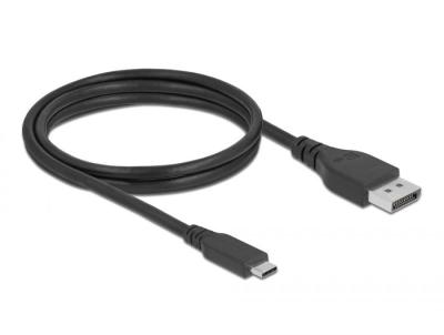 DeLock USB Type-C to DisplayPort cable 1m Black
