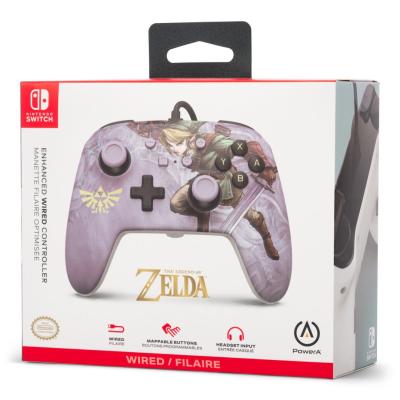 PowerA Enhanced Wired Controller for Nintendo Switch Valiant Link