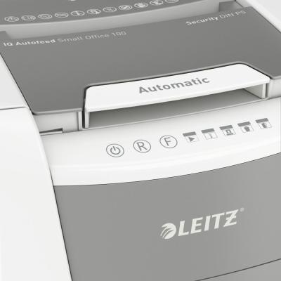 Leitz IQ AutoFeed SmallOffice 100 P5 Pro Iratmegsemmisítő White