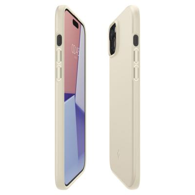 Spigen iPhone 15 Case Thin Fit Mute Beige