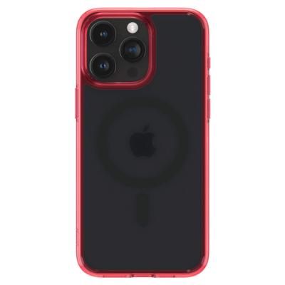 Spigen iPhone 15 Pro Case Ultra Hybrid MagSafe (MagFit) Frost Deep Red