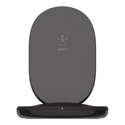 Belkin BoostCharge 15W Wireless Charging Stand + QC 3.0 24W Wall Charger Black