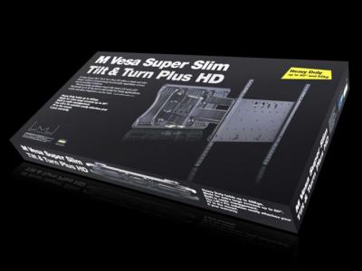 Multibrackets M VESA Super Slim Tilt & Turn Plus HD Black