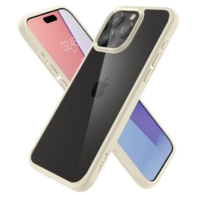 Spigen iPhone 15 Pro Case Ultra Hybrid Mute Beige