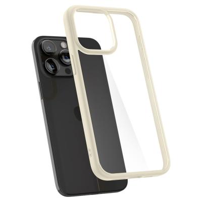 Spigen iPhone 15 Pro Case Ultra Hybrid Mute Beige