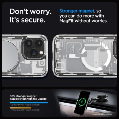 Spigen iPhone 15 Pro Max Case Ultra Hybrid Zero One MagSafe (MagFit) White