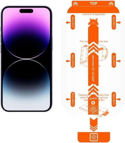 Mobile Origin Screen Guard iPhone 12 Pro/12 with easy applicator 2 pack