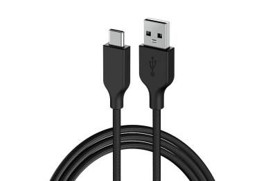 Genius ACC-A2CC-3A USB-A to USB-C 3A QC3.0 charging cable & data 1m Black