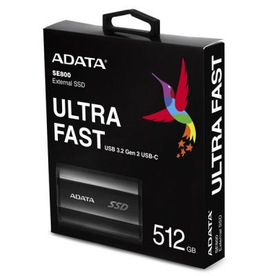 A-Data 512GB USB3.2/USB Type-C SE800 Black