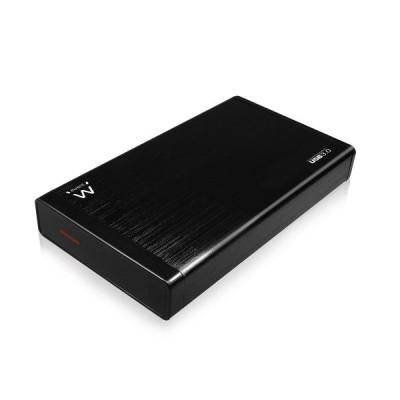 Ewent EW7055 3,5" USB3.0 SATA Hard Disk Enclosure Black