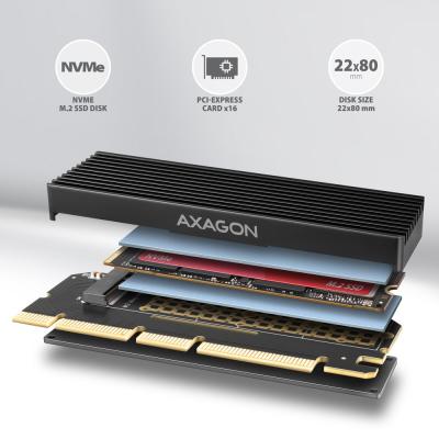 AXAGON PCEM2-XS PCIe NVMe M.2 adapter