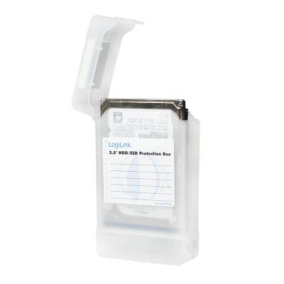 Logilink Protection box for 2x 2.5" HDDs Transparent