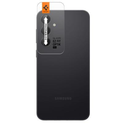 Spigen Samsung Galaxy S23 FE Glass tR EZ Fit Optik Pro Black (2 Pack)
