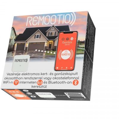 Remootio 2.0 Dual Univerzális USB okosotthon Wi-Fis Bluetoothos kapunyitó 20 kulcsos+vendégkulcsok