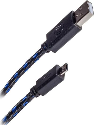 snakebyte USB Charge Cable Pro for PS4 Black/Blue