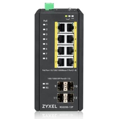 ZyXEL RGS200-12P GbE Managed PoE Switch