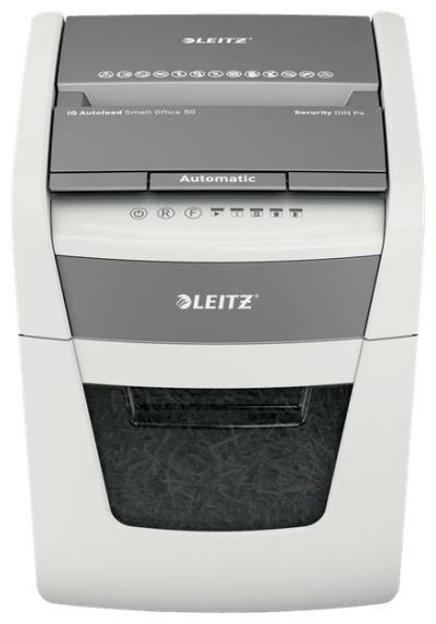 Leitz IQ AutoFeed SmallOffice 50X P4 Iratmegsemmisítő White