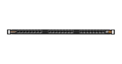 NIKOMAX 24-port Patch Panel 0,5U Black