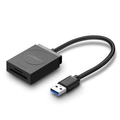 UGREEN USB SD+microSD Card Reader Black