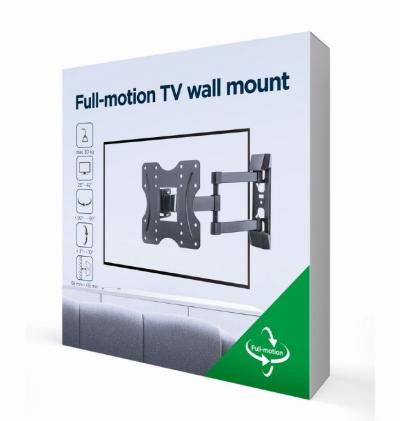 Gembird WM-42ST-02 TV wall mount (full-motion) 23”-42” Black