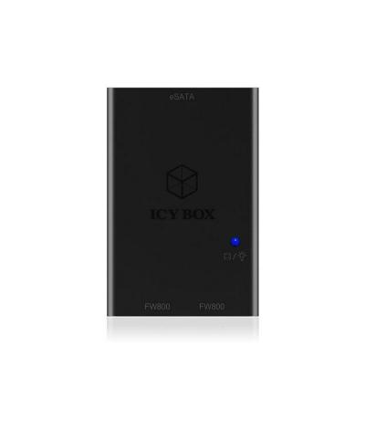Raidsonic IcyBox 2xFireWire800 to eSATA Adapter Black
