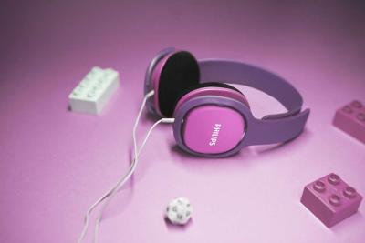 Philips SHK2000PK Headphones Puprle/Pink