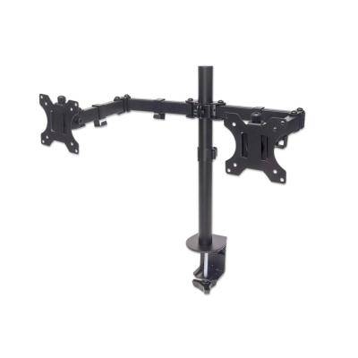 Manhattan Universal Dual Monitor Mount with Double-Link Swing Arms 13"-32" Black