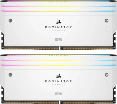 Corsair 48GB DDR5 7000MHz Kit(2x24GB) Dominator Titanium RGB White